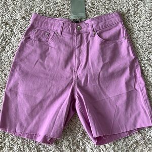 Pink Jean shorts